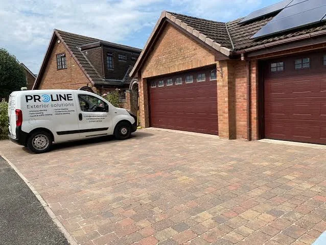 Proline Exterior Cleaning driveway cleaning project completed at a Cheshire home