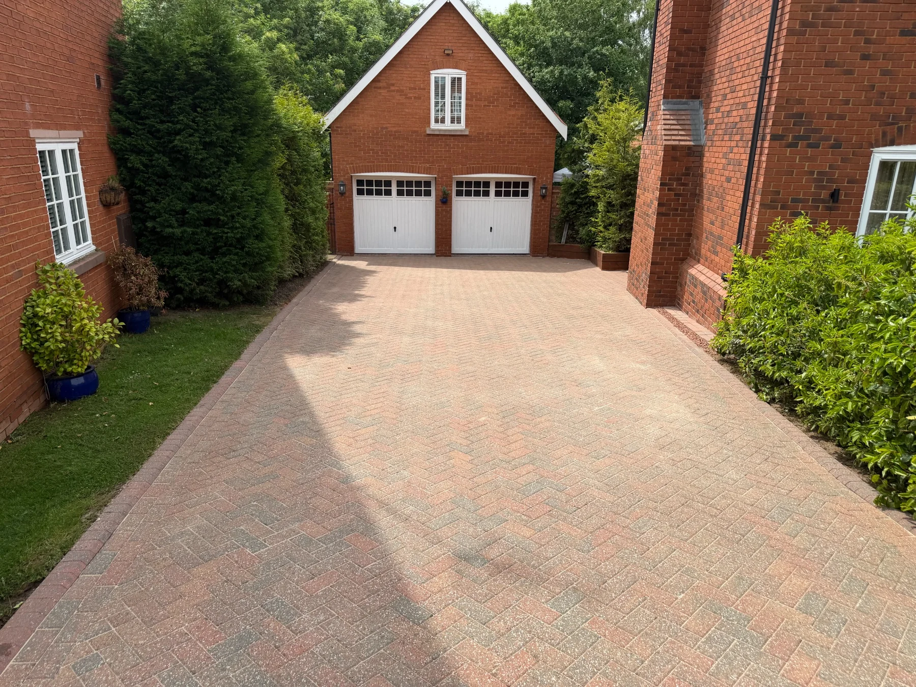 Real Proline Exterior Cleaning driveway cleaning result