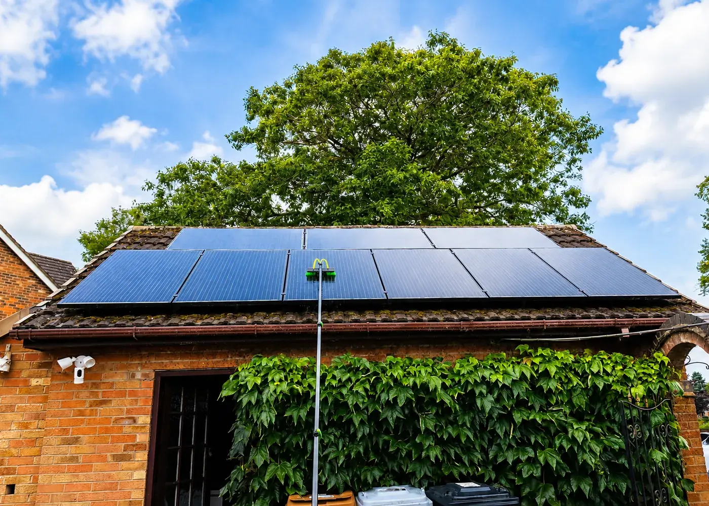 Real Proline Exterior Cleaning solar panel cleaning result