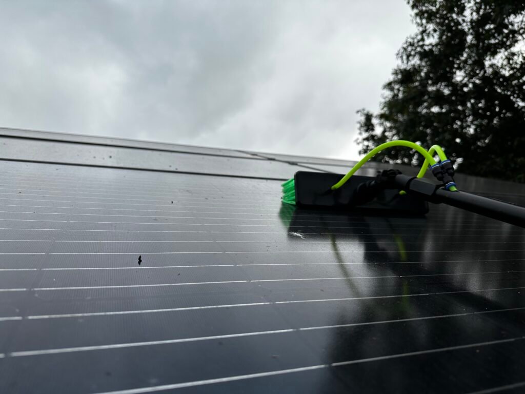 Solar panel cleaning in crewe & Nantwich