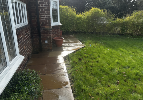 Indian Sandstone cleaning
