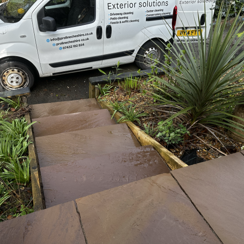 after patio clean